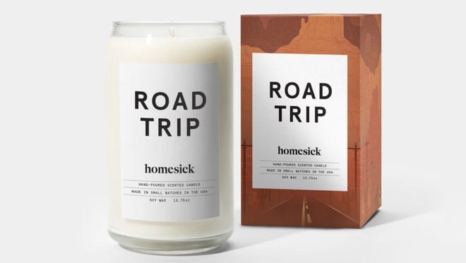 A Homesick Roadtrip candle