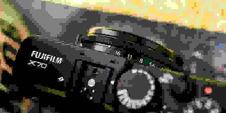 A photo of the Fujifilm X70.