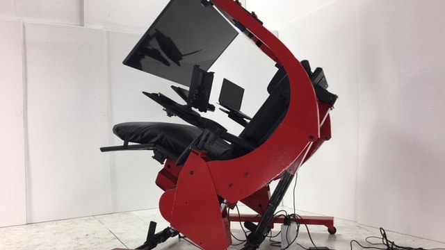Zero Gravity Workstation Review An, Reclining Computer Chair With Monitor Mount