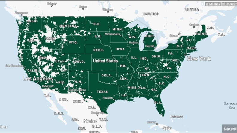 Mint Mobile coverage map