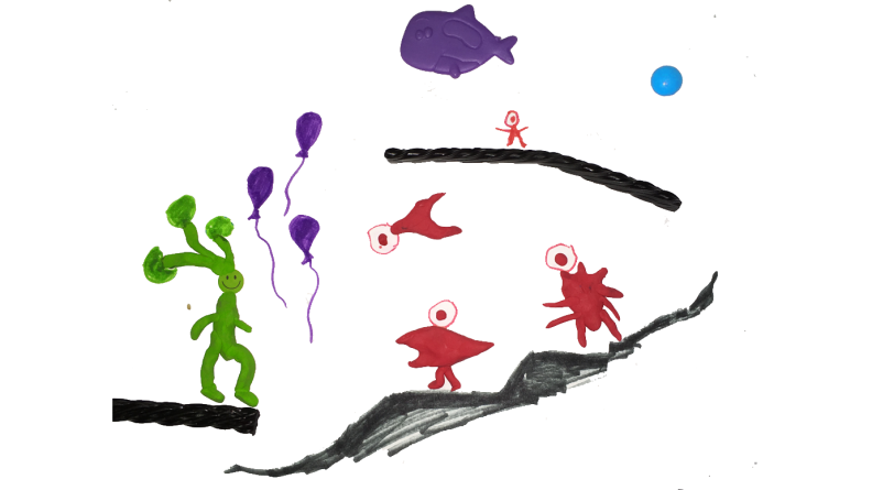 Doodlematic turns a child's drawing into their very own video game