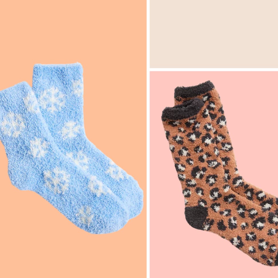 6 Pairs Ladies Gentle Grip Cotton Socks Fun Feet Kitten Purrrfect