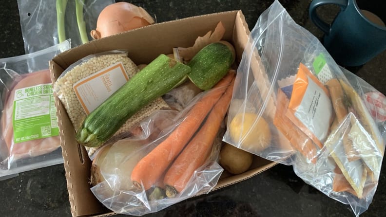 EveryPlate box upon delivery