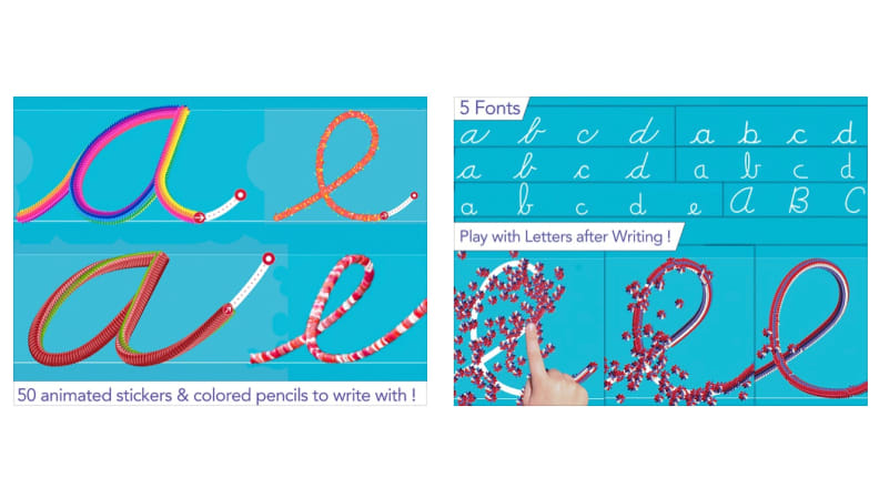 Cursive Writing Wizard app