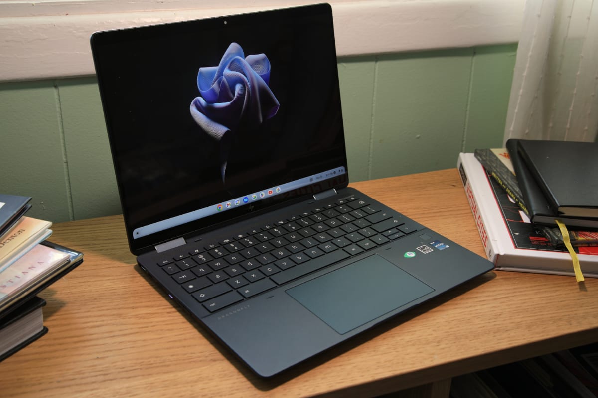 HP’s Elite Dragonfly Chromebook is pleasant to use, but it’s far too expensive