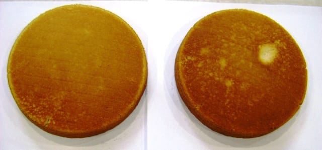 Upper cake bottom standard