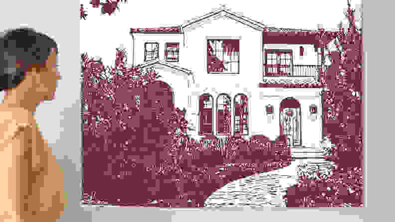 drawing of house