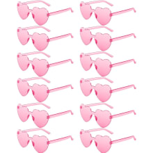 Product image of 12 Pairs of Heart Shaped Sunglasses