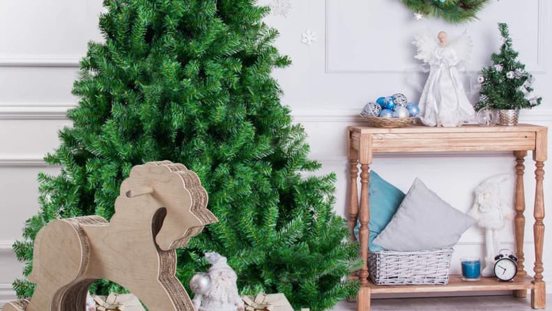 Goplus Artificial Christmas Trees at