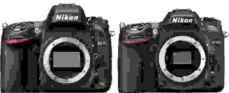 Though Nikon's FX and DX cameras have very different sensor sizes, they share an identical lens mount.