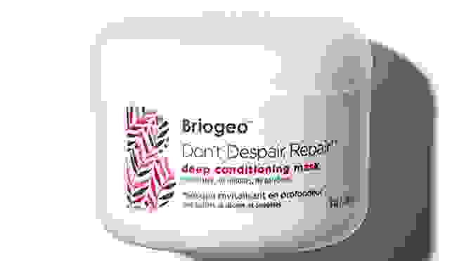 A jar of Briogeo hair mask.