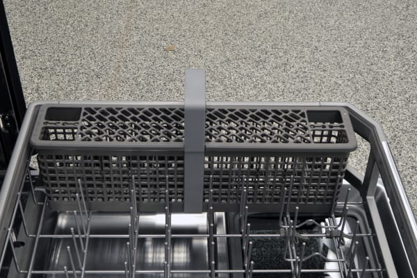 Cutlery basket in the lower rack