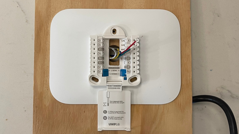 Electrical wiring from the Amazon Smart Thermostat