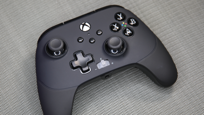 An overhead shot of the PowerA Fusion Pro 3 Wired Controller.
