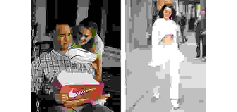 Bella Hadid and Forrest Gump are fans of the Nike Cortez sneaker.