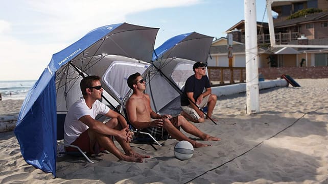 Wrap-around beach canopy