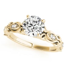 Product image of Kieran Vintage Inspired Ring with Moissanite