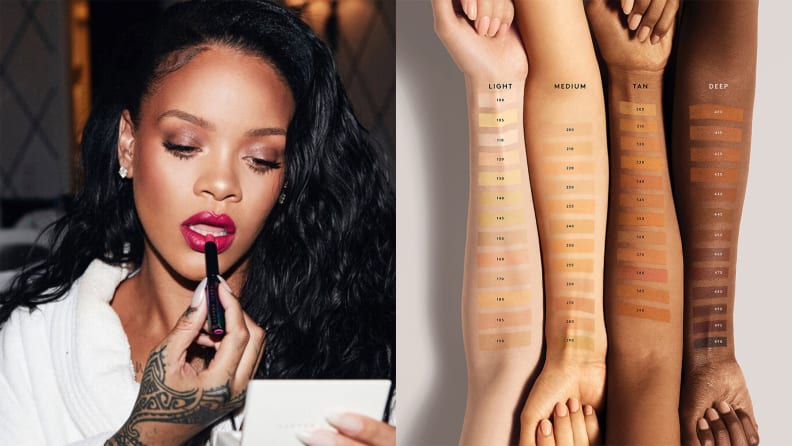 Fenty Beauty Launches 40 Foundation Shades for Light and Dark Skin - Rihanna  Fenty Makeup