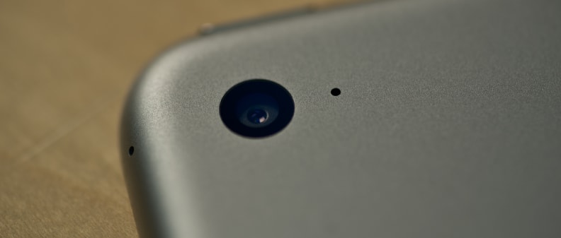 A photograph of the Apple iPad Air 2's camera.