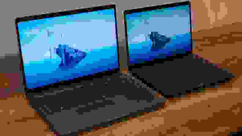 Side by side comparison of Dell 16 and 14 Plus