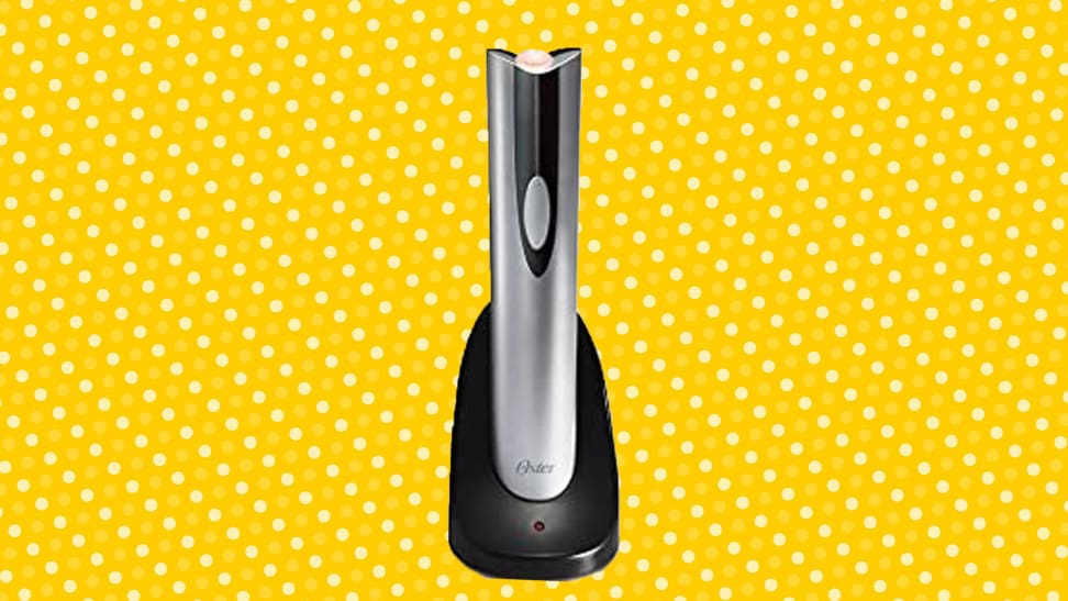 The Oster Cordless Electric Wine Bottle Opener could be right for you if you struggle with manual openers.