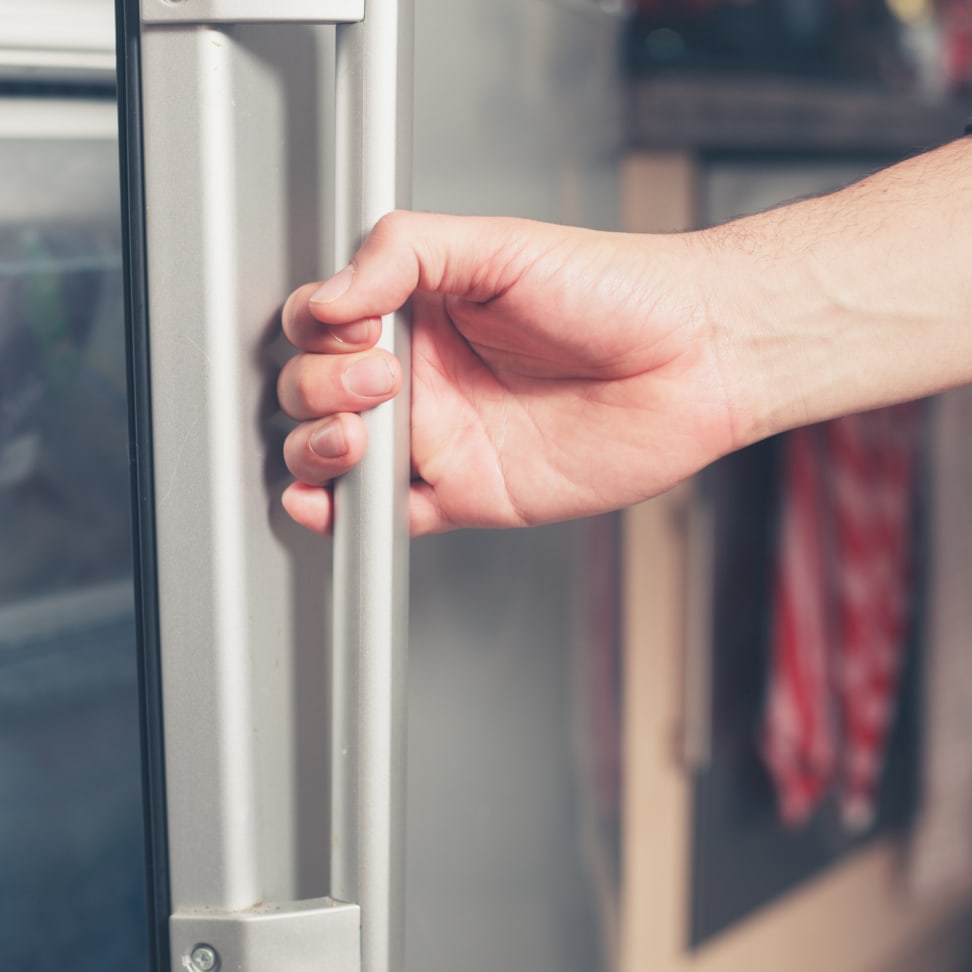 refrigerator door handle broken