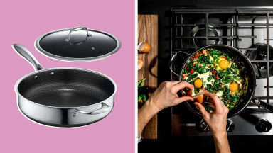 HexClad Hybrid Deep Sauté Pan