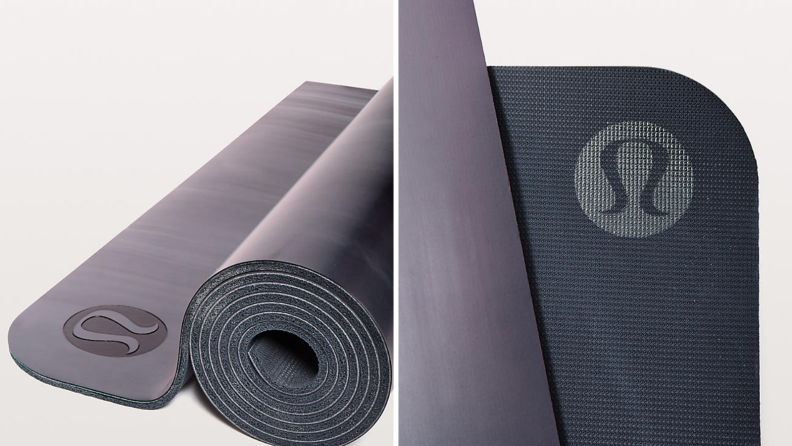 Our tester's favorite yoga mat came from Lululemon. It kept her from slipping as she did her poses.