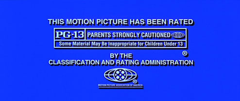Motion Picture Association - PG Rating