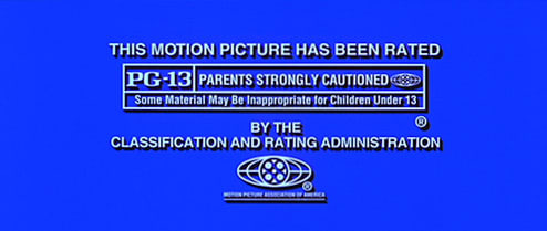 Motion Picture Association - PG Rating