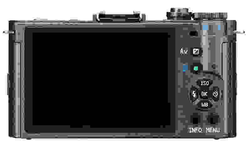The Pentax Q-S1 is compact, but it includes quite a few physical controls on its back panel.