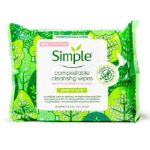 Product image of Simple Compostable Cleansing Facial Wipes