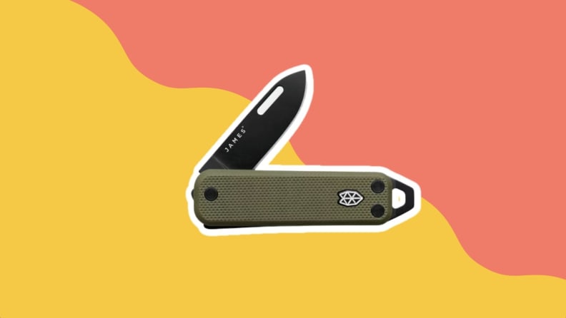 green pocket knife