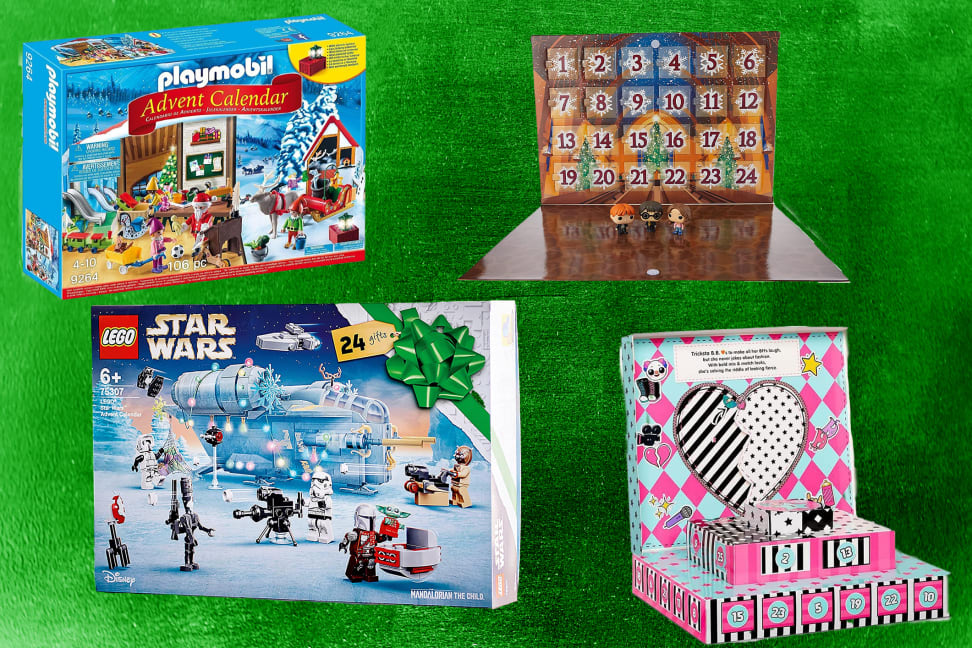 Four different Advent calendars for kids.