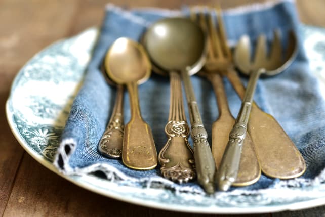 Silver flatware