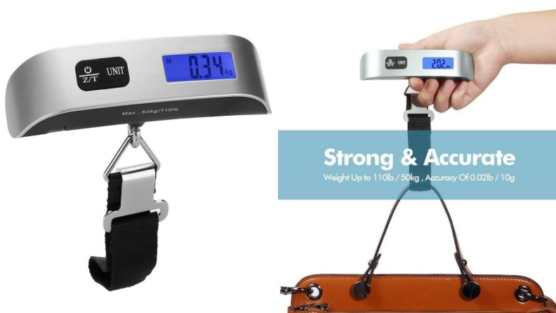 Luggage scale for traveling