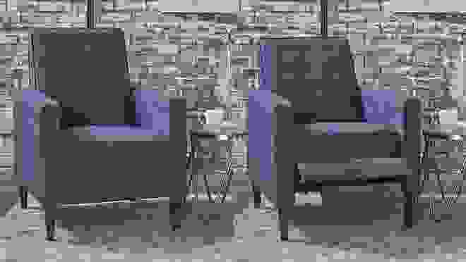 purple recliner