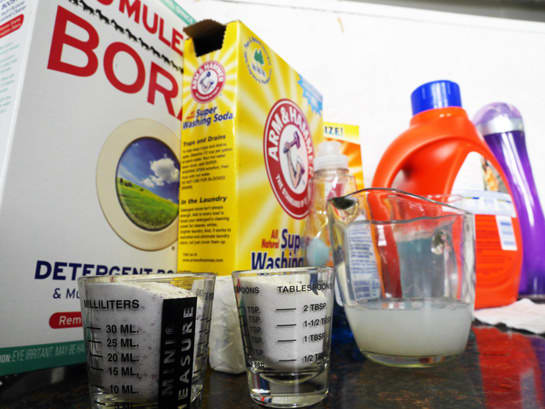 Making and testing a DIY detergent