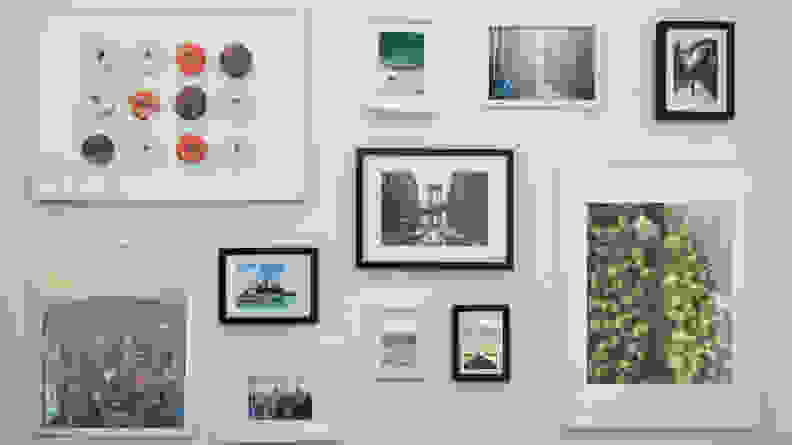 A gallery wall