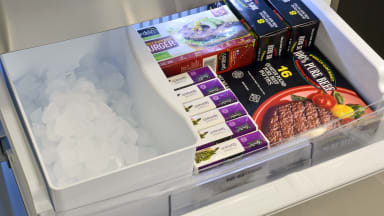 LG LDCS24223 24-Cu.-Ft. Bottom Freezer Refrigerator