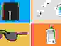 A collection of on-sale products from Amazon with the Black Friday Deals Reviewed badge in front of colored backgrounds.