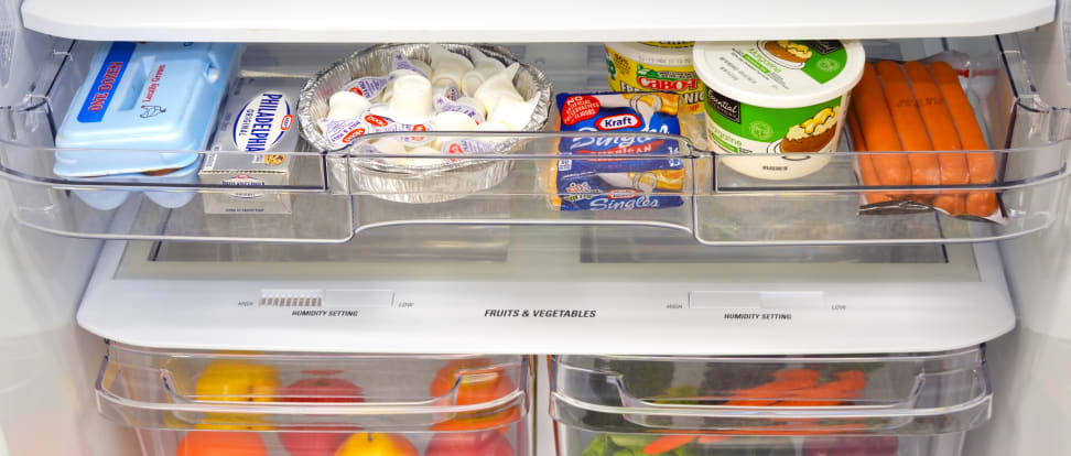 A stocked refrigerator