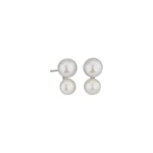 Product image of Double Freshwater Cultured Pearl Stud Earring