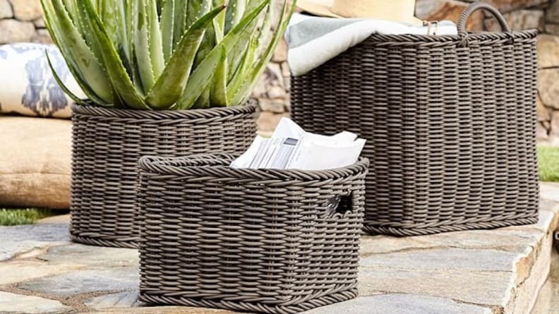 You can store just about anything in one of these baskets.