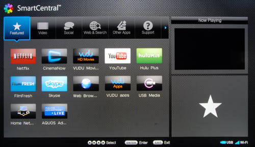 can you add apps to sharp smart tv