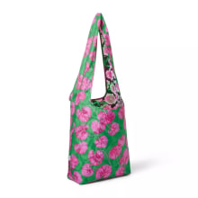 Product image of Poppy/Geranium Leaf Reversible Reusable Bag