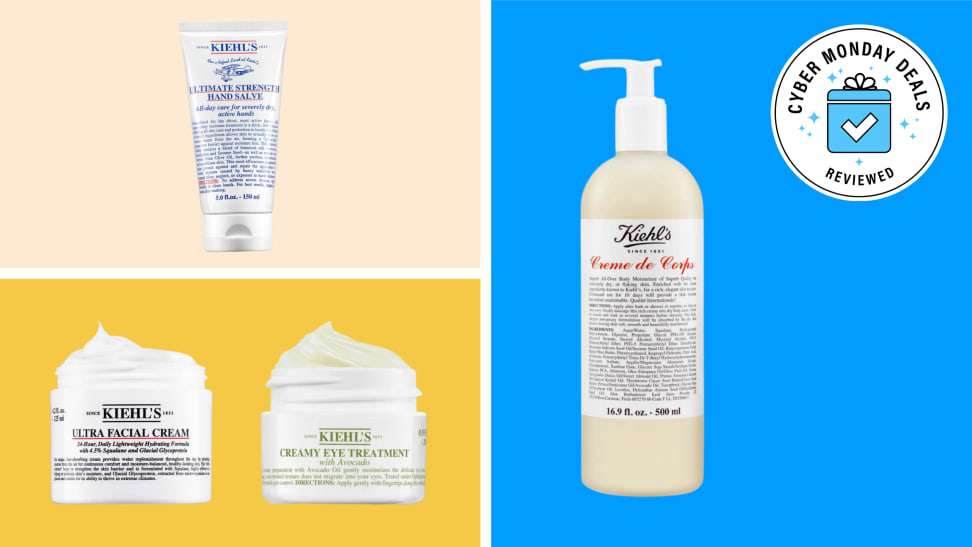 kiehls products on background