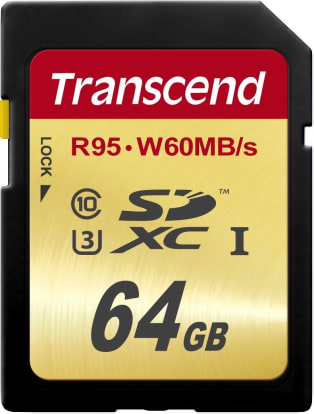 Product Image - Transcend High Speed 64GB (95/60 MB/s)