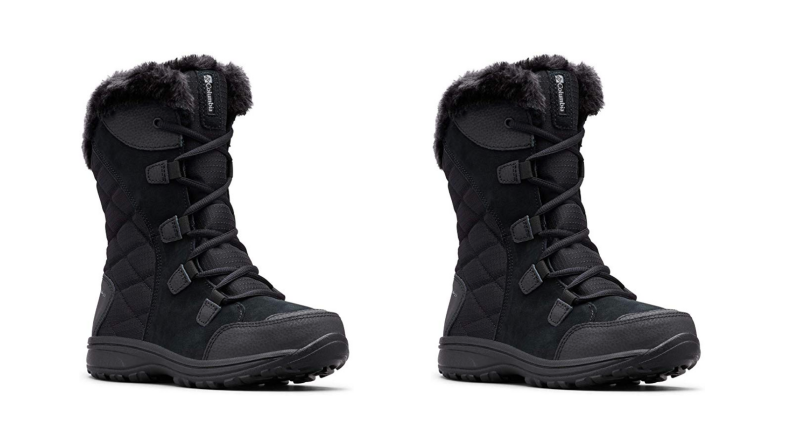 Image of Columbia snow boots.