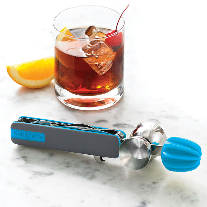 The original Bar10der all-in-one cocktail tool.